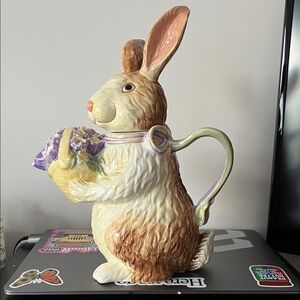 Longaberger Bunny TeaPot